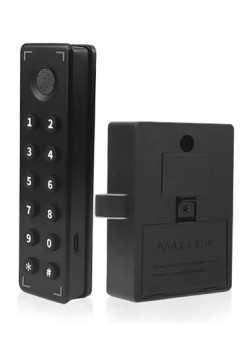 KERONG ηλεκτροπύρος KR-S1030, συνδυασμού & fingerprint, μαύρος