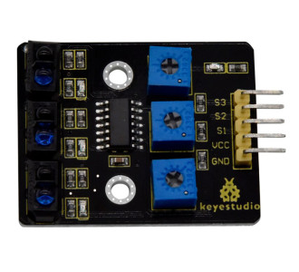 KEYESTUDIO 3-channel infrared line tracking sensor KS0453 KEYESTUDIO 3-channel infrared line tracking sensor KS0453
