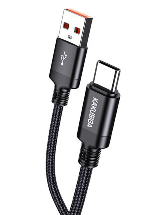 KAKUSIGA καλώδιο USB-C σε USB KSC-1000, 5A, 480Mbps, 3m, μαύρο