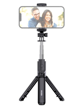 KAKUSIGA selfie stick KSC-1143 με τρίποδο, έως 70cm, Bluetooth, μαύρο
