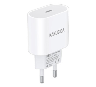 KAKUSIGA φορτιστής τοίχου KSC-1223, USB-C, 20W, λευκός