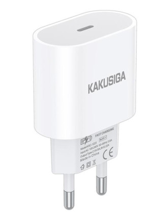 KAKUSIGA φορτιστής τοίχου KSC-1223, USB-C, 20W, λευκός