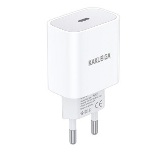 KAKUSIGA φορτιστής τοίχου KSC-1230, USB-C, 2.4A, λευκός KAKUSIGA φορτιστής τοίχου KSC-1230, USB-C, 2.4A, λευκός
