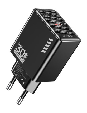 KAKUSIGA φορτιστής τοίχου KSC-1241, USB-C, 30W, μαύρος