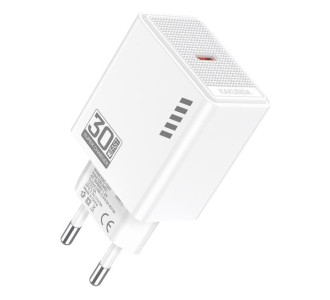 KAKUSIGA φορτιστής τοίχου KSC-1241, USB-C, 30W, λευκός