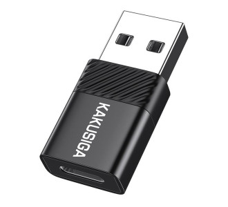 KAKUSIGA αντάπτορας USB-C σε USB KSC-1407, 480Mbps, 60W, μαύρος