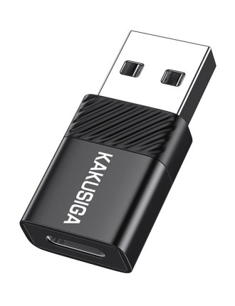 KAKUSIGA αντάπτορας USB-C σε USB KSC-1407, 480Mbps, 60W, μαύρος KAKUSIGA αντάπτορας USB-C σε USB KSC-1407, 480Mbps, 60W, μαύρος