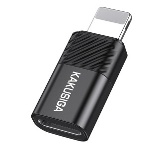 KAKUSIGA αντάπτορας Lightning σε USB-C KSC-1408, 480Mbps, 2A, μαύρος