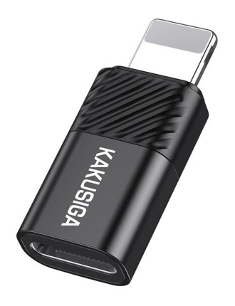 KAKUSIGA αντάπτορας Lightning σε USB-C KSC-1408, 480Mbps, 2A, μαύρος