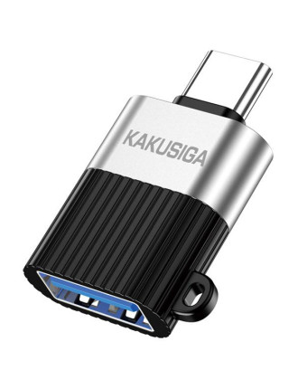 KAKUSIGA αντάπτορας USB-C σε USB KSC-1420, 5Gbps, 18W, γκρι