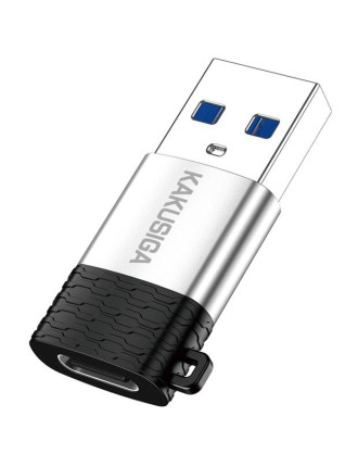 KAKUSIGA αντάπτορας USB-C σε USB KSC-1421, 5Gbps, 18W, γκρι KAKUSIGA αντάπτορας USB-C σε USB KSC-1421, 5Gbps, 18W, γκρι