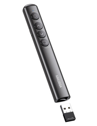 KAKUSIGA τηλεχειριστήριο παρουσιάσεων KSC-1488 με laser & πλήκτρα, 100m, μαύρο