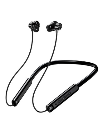 KAKUSIGA earphones KSC-1878 με μαγνήτη, Bluetooth, 10mm, 200mAh, μαύρα