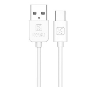 KAKUSIGA καλώδιο USB-C σε USB KSC-332, 2.4A, 480Mbps, 2m, λευκό