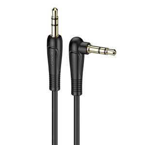KAKUSIGA καλώδιο ήχου 3.5mm KSC-521, AUX, 90°, HiFi 1m, μαύρο