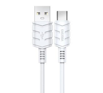 KAKUSIGA καλώδιο USB-C σε USB KSC-710, 3A, 480Mbps, 1.2m, λευκό