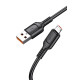 KAKUSIGA καλώδιο micro USB σε USB KSC-805, 2.4A, 480Mbps, 1m, μαύρο KAKUSIGA καλώδιο micro USB σε USB KSC-805, 2.4A, 480Mbps, 1m, μαύρο
