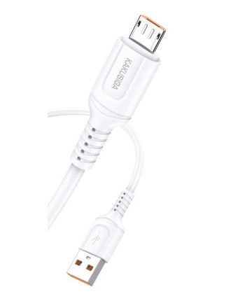 KAKUSIGA καλώδιο micro USB σε USB KSC-805, 2.4A, 480Mbps, 1m, λευκό