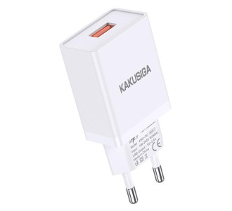 KAKUSIGA φορτιστής τοίχου KSC-930, USB, 2.4A, λευκός KAKUSIGA φορτιστής τοίχου KSC-930, USB, 2.4A, λευκός