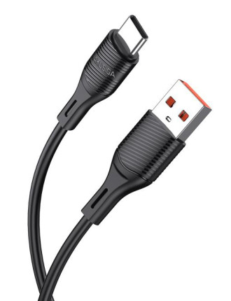 KAKUSIGA καλώδιο USB-C σε USB KSC-953, σιλικόνης, 3A, 480Mbps, 1m, μαύρο KAKUSIGA καλώδιο USB-C σε USB KSC-953, σιλικόνης, 3A, 480Mbps, 1m, μαύρο
