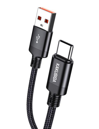 KAKUSIGA καλώδιο USB-C σε USB KSC-970, 3A, 480Mbps, 1m, μαύρο KAKUSIGA καλώδιο USB-C σε USB KSC-970, 3A, 480Mbps, 1m, μαύρο