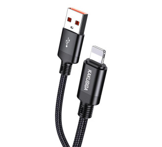 KAKUSIGA καλώδιο Lightning σε USB KSC-970, 3A, 480Mbps, 1m, μαύρο