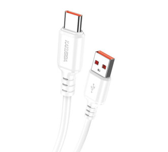 KAKUSIGA καλώδιο USB-C σε USB KSC-982, 3A, 480Mbps, 1m, λευκό
