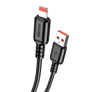 KAKUSIGA καλώδιο Lightning σε USB KSC-982, 3A, 480Mbps, 1m, μαύρο KAKUSIGA καλώδιο Lightning σε USB KSC-982, 3A, 480Mbps, 1m, μαύρο