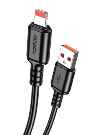 KAKUSIGA καλώδιο Lightning σε USB KSC-982, 3A, 480Mbps, 1m, μαύρο KAKUSIGA καλώδιο Lightning σε USB KSC-982, 3A, 480Mbps, 1m, μαύρο