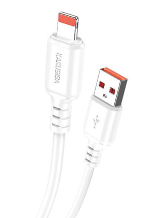 KAKUSIGA καλώδιο Lightning σε USB KSC-982, 3A, 480Mbps, 1m, λευκό KAKUSIGA καλώδιο Lightning σε USB KSC-982, 3A, 480Mbps, 1m, λευκό