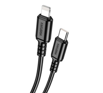 KAKUSIGA καλώδιο Lightning σε USB-C KSC-982, 20W, 480Mbps, 1m, μαύρο