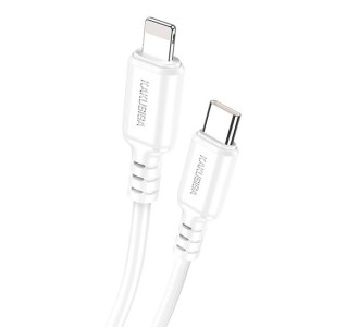 KAKUSIGA καλώδιο Lightning σε USB-C KSC-982, 20W, 480Mbps, 1m, λευκό