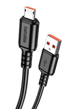 KAKUSIGA καλώδιο micro USB σε USB KSC-982, 15W, 480Mbps, 1m, μαύρο