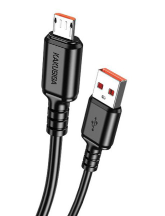 KAKUSIGA καλώδιο micro USB σε USB KSC-982, 3A, 480Mbps, 1m, μαύρο KAKUSIGA καλώδιο micro USB σε USB KSC-982, 3A, 480Mbps, 1m, μαύρο