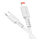 KAKUSIGA καλώδιο Lightning σε USB-C KSC-984, σιλικόνης, 27W, 480Mbps, 1m, λευκό KAKUSIGA καλώδιο Lightning σε USB-C KSC-984, σιλικόνης, 27W, 480Mbps, 1m, λευκό