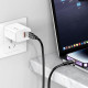 KAKUSIGA καλώδιο Lightning σε USB-C KSC-995, σιλικόνης, 30W, 480Mbps, 1m, λευκό