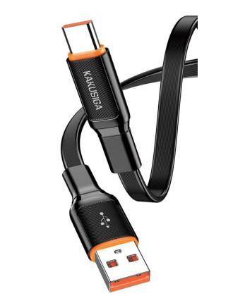 KAKUSIGA καλώδιο USB-C σε USB KSC-999, 5A, 480Mbps, flat, 1m, μαύρο KAKUSIGA καλώδιο USB-C σε USB KSC-999, 5A, 480Mbps, flat, 1m, μαύρο