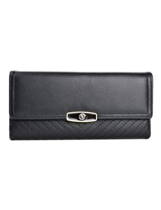 ROXXANI γυναικείο πορτοφόλι LBAG-0016, μαύρο ROXXANI γυναικείο πορτοφόλι LBAG-0016, μαύρο