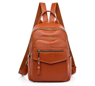 ROXXANI γυναικεία τσάντα πλάτης LBAG-0022, καφέ ROXXANI γυναικεία τσάντα πλάτης LBAG-0022, καφέ