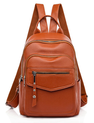 ROXXANI γυναικεία τσάντα πλάτης LBAG-0022, καφέ ROXXANI γυναικεία τσάντα πλάτης LBAG-0022, καφέ