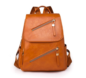 ROXXANI γυναικεία τσάντα πλάτης LBAG-0027, καφέ