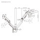 BRATECK επιτοίχια βάση για 2x οθόνες LDA113-114, 17-32", έως 9kg BRATECK επιτοίχια βάση για 2x οθόνες LDA113-114, 17-32", έως 9kg