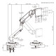 BRATECK βάση γραφείου οθόνης LDT111-C012, 17-49", έως 20kg, heavy duty BRATECK βάση γραφείου οθόνης LDT111-C012, 17-49", έως 20kg, heavy duty