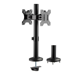 BRATECK βάση γραφείου για 2x οθόνες LDT40-G02, 17-32", έως 8kg