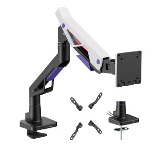 BRATECK gaming βάση γραφείου οθόνης LDT95-C012UC, 24-57", έως 30kg, heavy duty