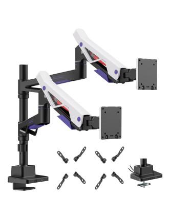BRATECK gaming βάση γραφείου για 2x οθόνες LDT95-C024UCP, 24-57", έως 27kg, heavy duty BRATECK gaming βάση γραφείου για 2x οθόνες LDT95-C024UCP, 24-57", έως 27kg, heavy duty