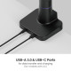 BRATECK gaming βάση γραφείου για 2x οθόνες LDT95-C024UCP, 24-57", έως 27kg, heavy duty BRATECK gaming βάση γραφείου για 2x οθόνες LDT95-C024UCP, 24-57", έως 27kg, heavy duty