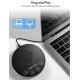 CMTECK επιτραπέζιο μικρόφωνο LE2102 με ηχείο, omnidirectional, USB/USB-C, μαύρο CMTECK επιτραπέζιο μικρόφωνο LE2102 με ηχείο, omnidirectional, USB/USB-C, μαύρο