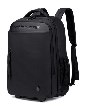 ARCTIC HUNTER τσάντα ταξιδίου LG00657-1 με θήκη laptop 15.6", τροχήλατη, 27L, μαύρη ARCTIC HUNTER τσάντα ταξιδίου LG00657-1 με θήκη laptop 15.6", τροχήλατη, 27L, μαύρη