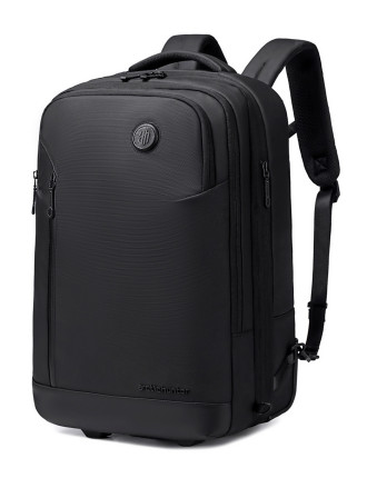 ARCTIC HUNTER τσάντα ταξιδίου LG00861 με θήκη laptop 15.6", τροχήλατη, 42L/54L, μαύρη